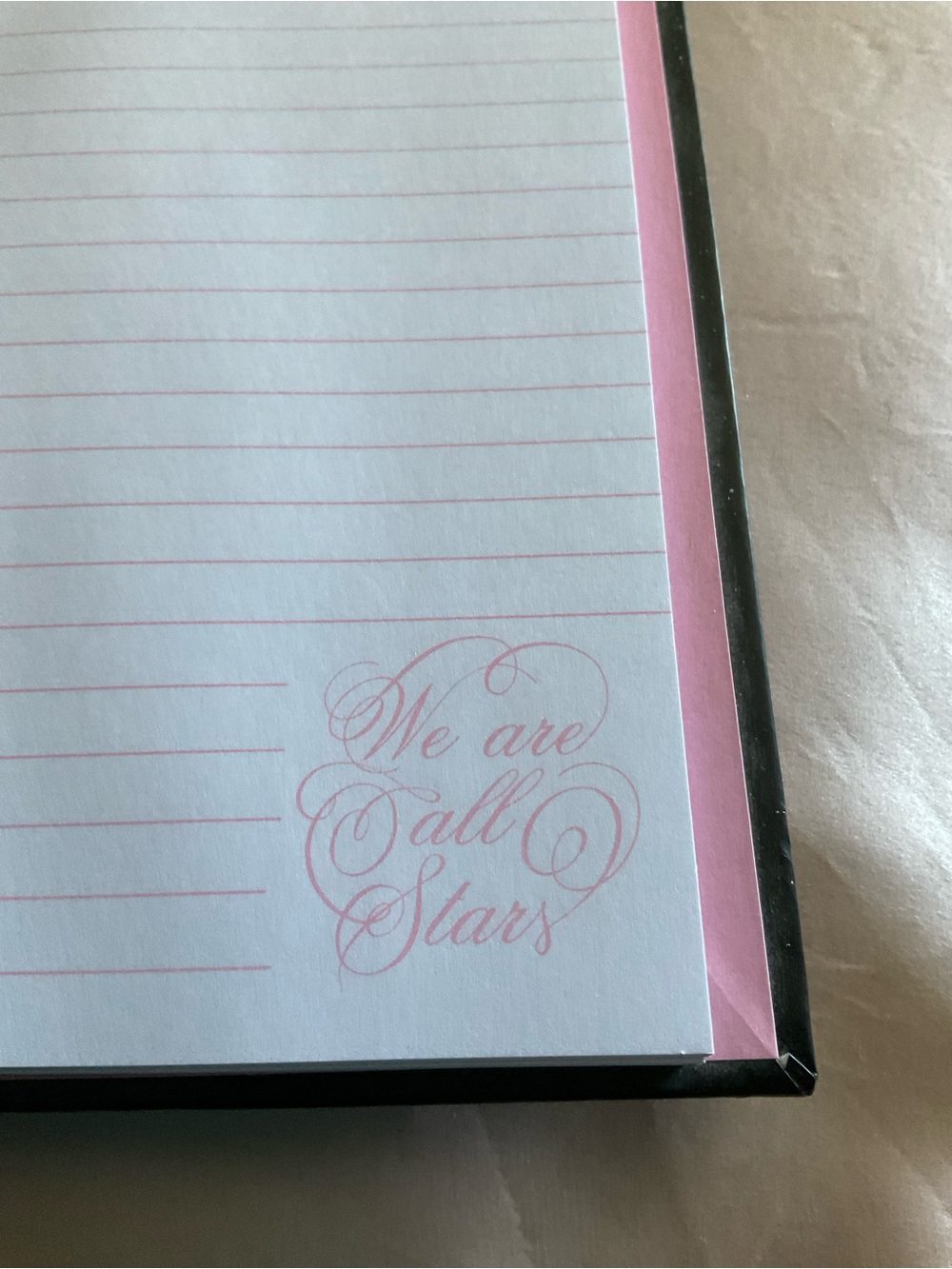 We Are All Stars Spiral Notebook — Black & White Cover 6 X 8.5” - Picture 2 of 5